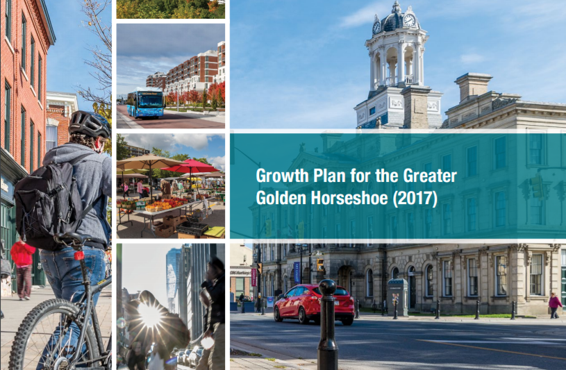 Cover of the 2017 Growth Plan for the Greater Golden Horseshoe